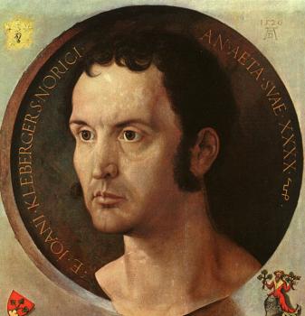 阿爾弗雷德 丟勒 Portrait of Johannes Kleberger 阿爾弗雷德 丟勒 Portrait of Johannes Kleberger